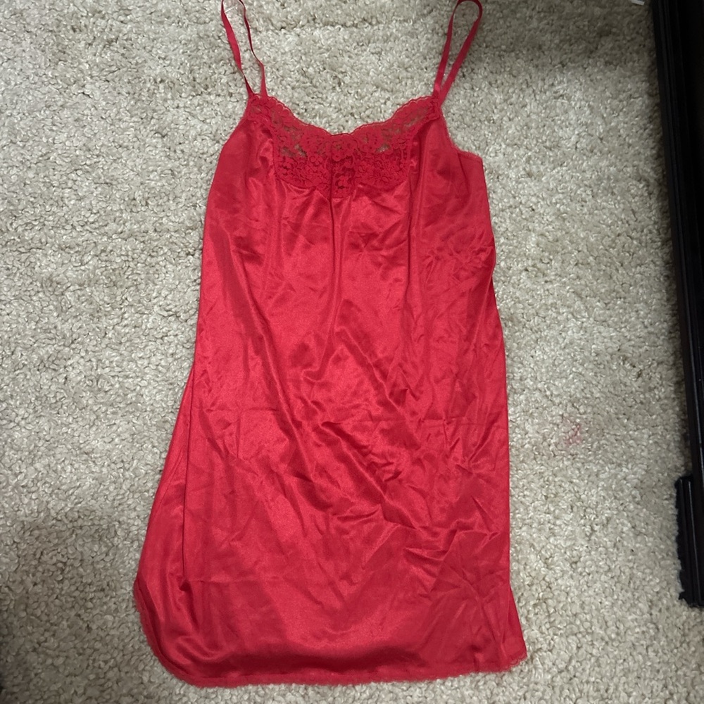 Vintage lingerie slip dress